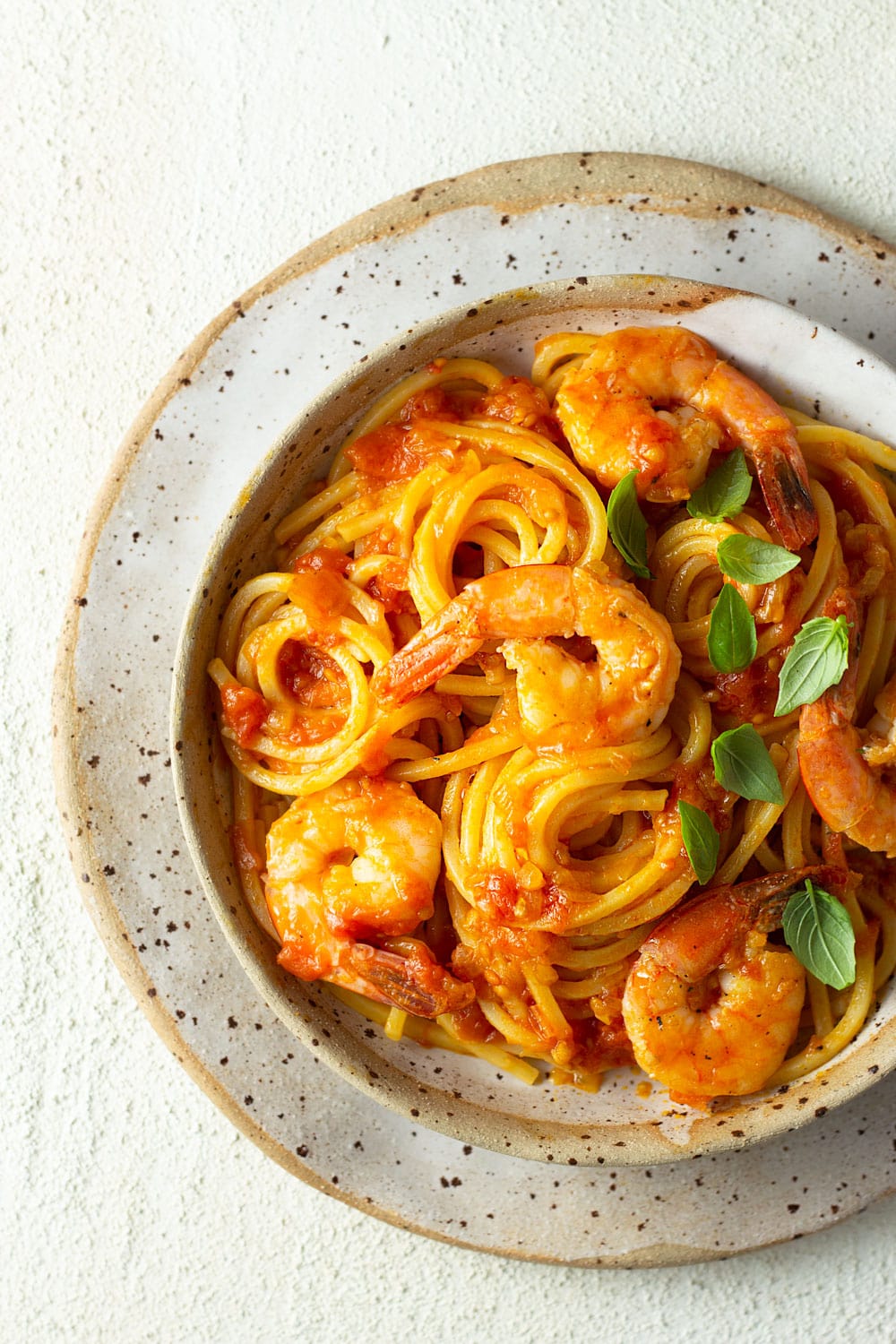 Shrimp Pasta with Fresh Tomatoes · My Three Seasons